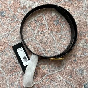 Nili Lotan Reine Belt - Black Leather Size 85